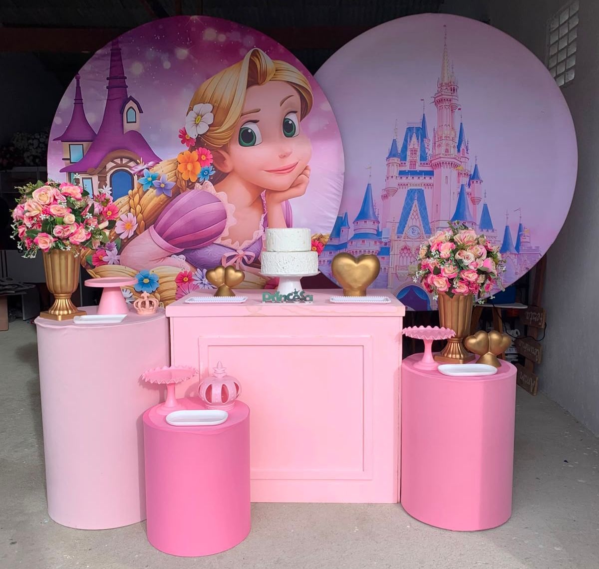 Enrolados Princesa Rapunzel Composição 5 - Artes e Encantos locações
