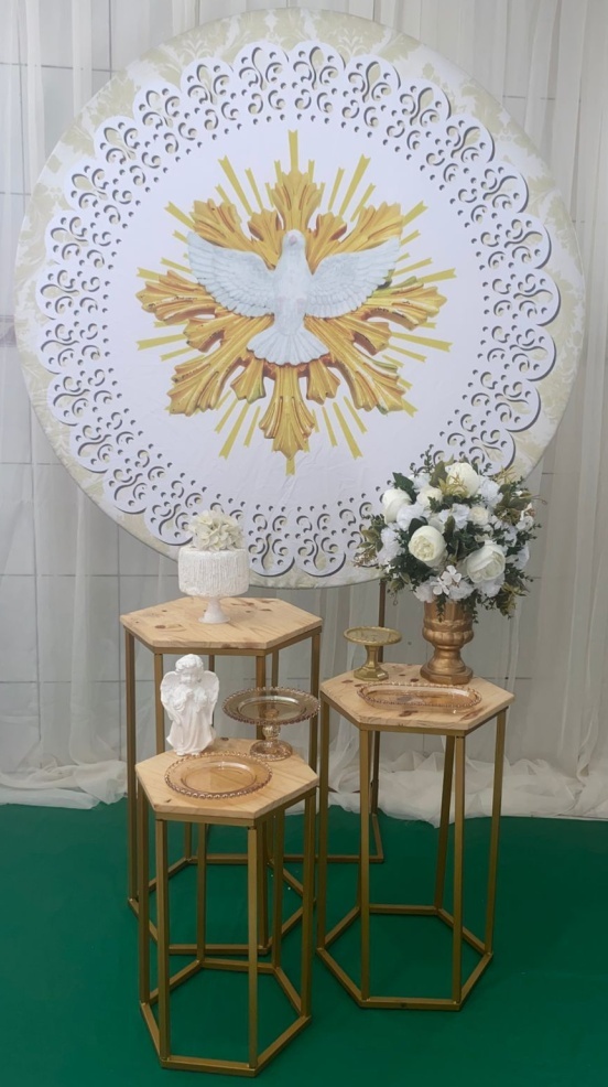 Divino Espírito Santo Batizado Composição 7 - Artes e Encantos locações