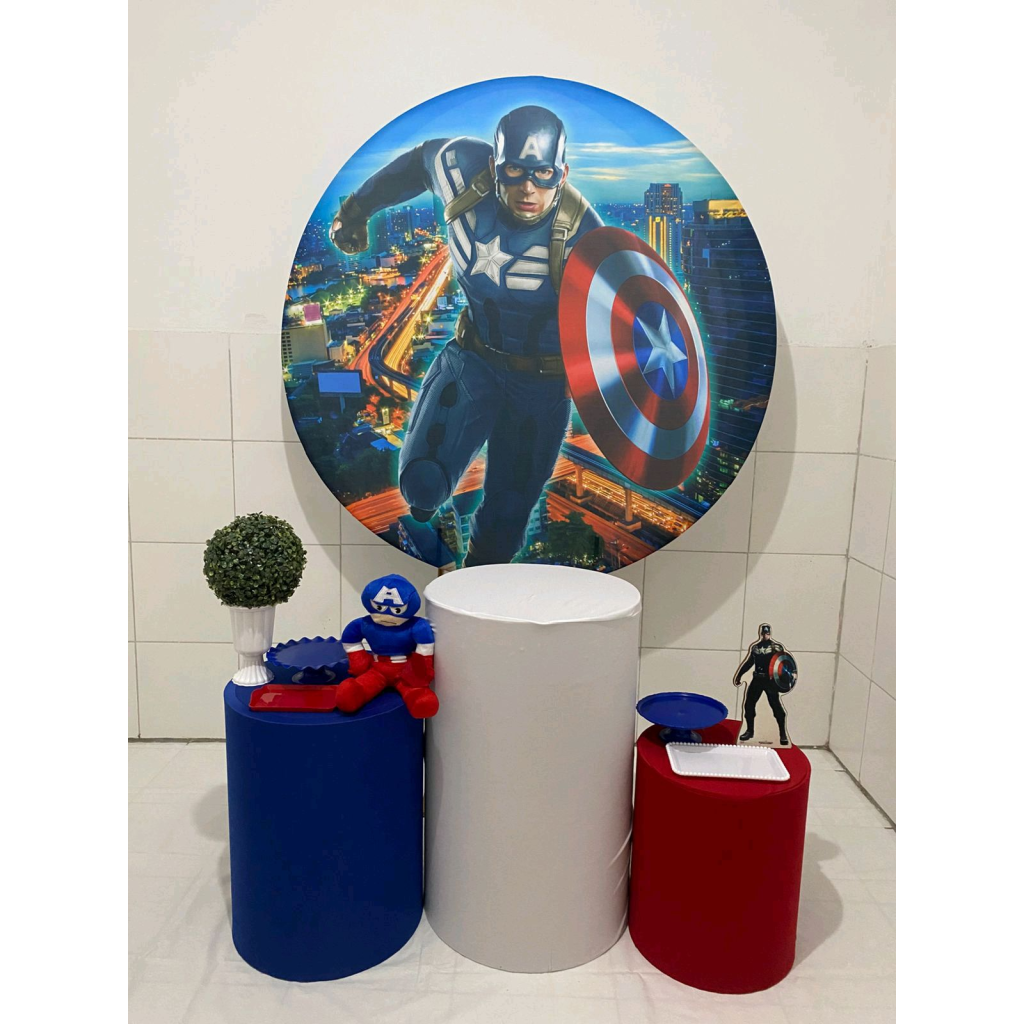 Capitão América Kit Prata - Artes e Encantos locações