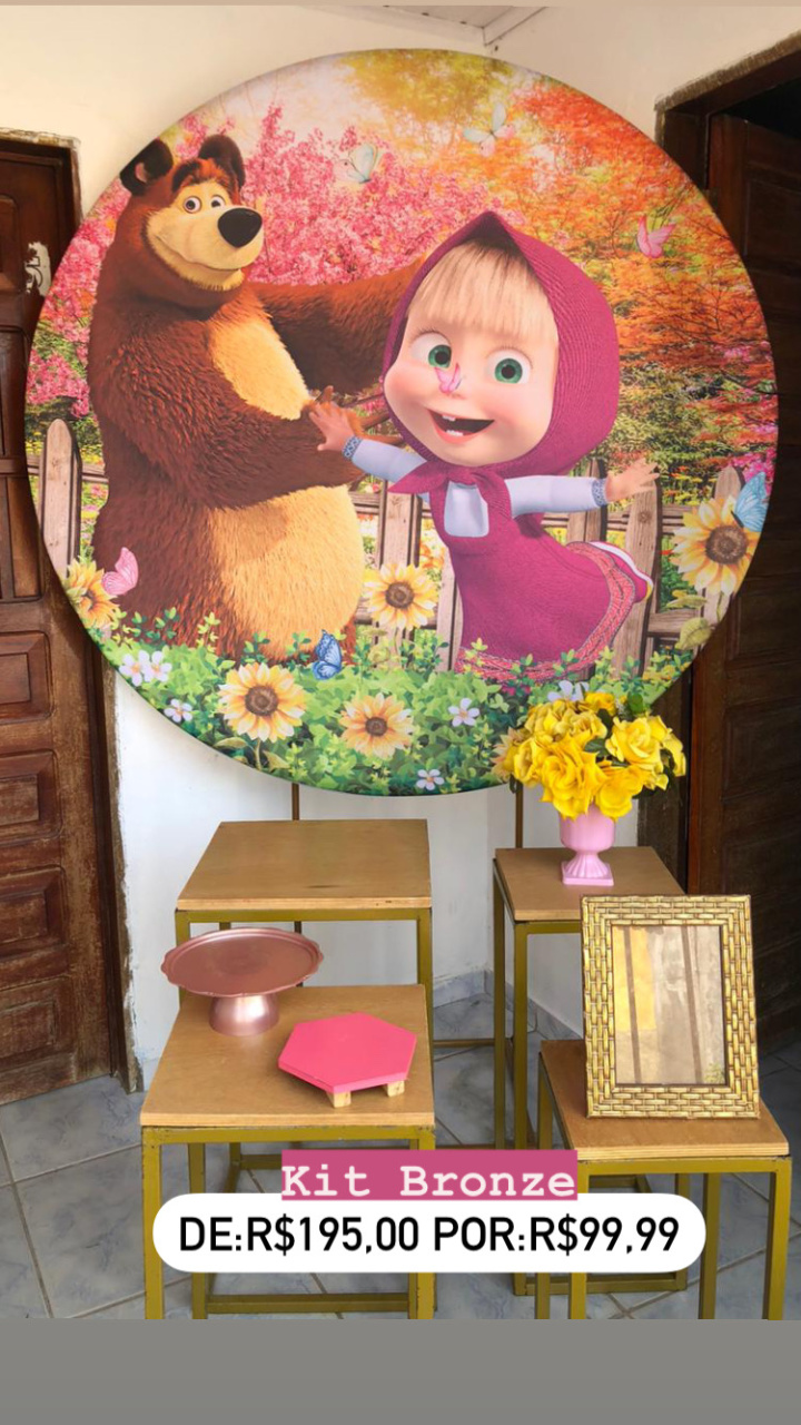 Masha E O Urso Composição - Artes e Encantos locações