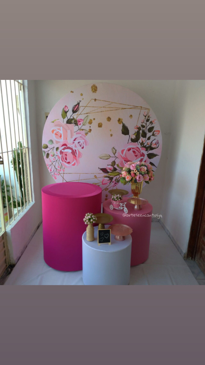 Rosa Floral Kit Prata - Artes e Encantos locações