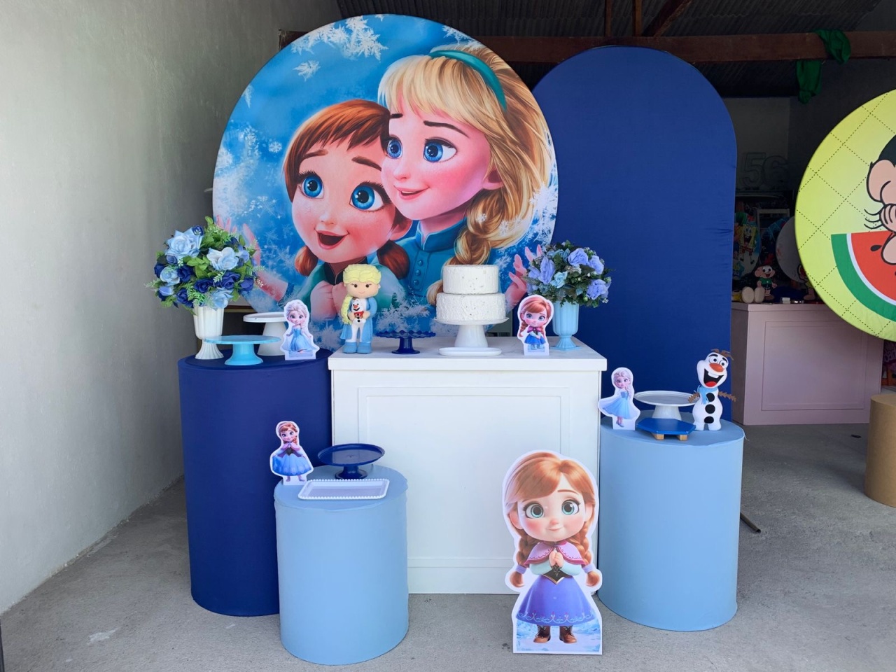 Frozen Ana E Elza Composicao 9 - Artes e Encantos locações