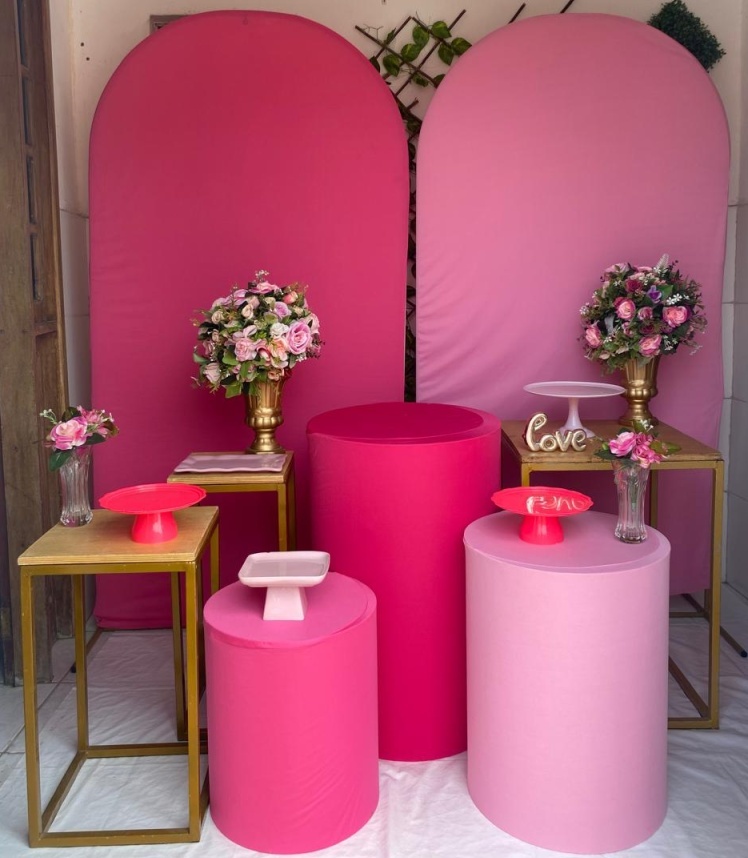 Rosa Pink Composição 5 - Artes e Encantos locações