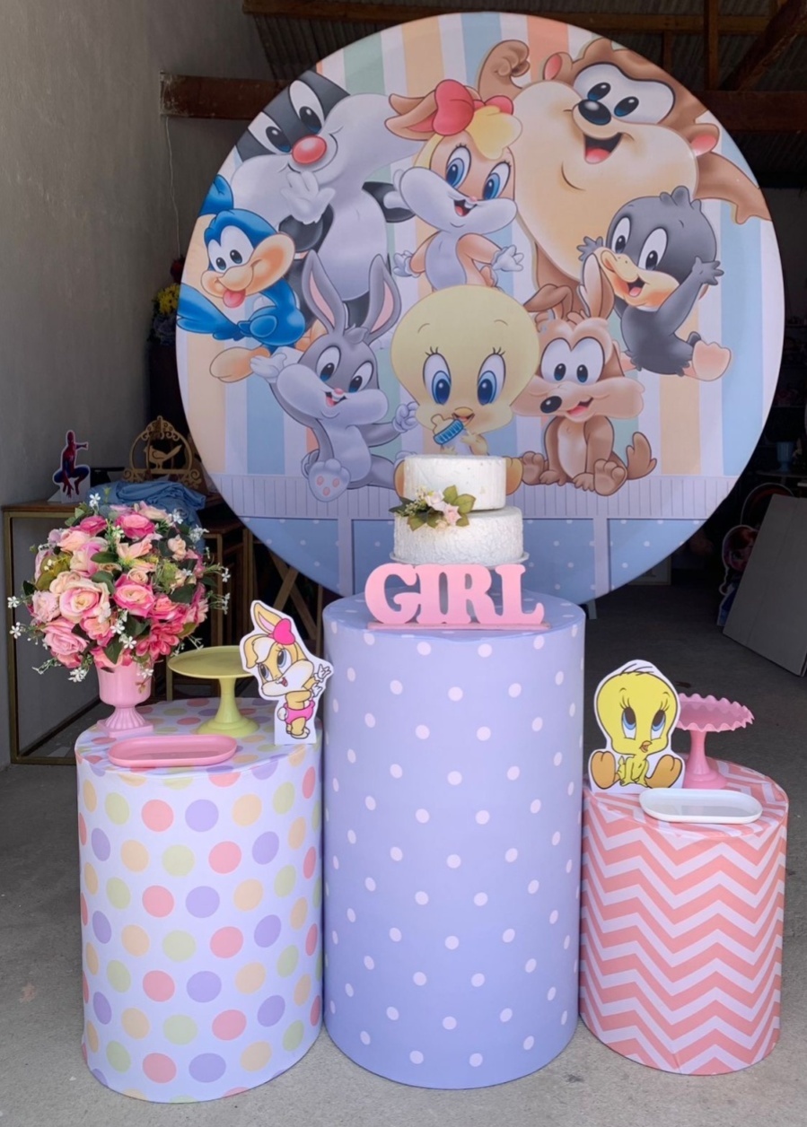Baby Looney Tunes Kit Prata 6 - Artes e Encantos locações