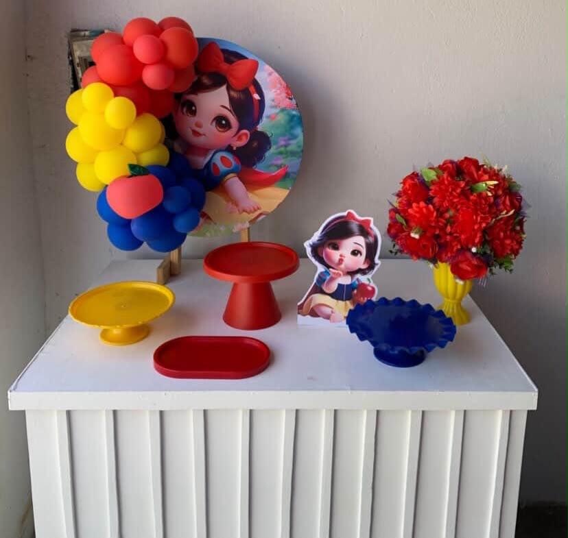 Branca de Neve Baby Mini Kit Com Balões - Artes e Encantos locações
