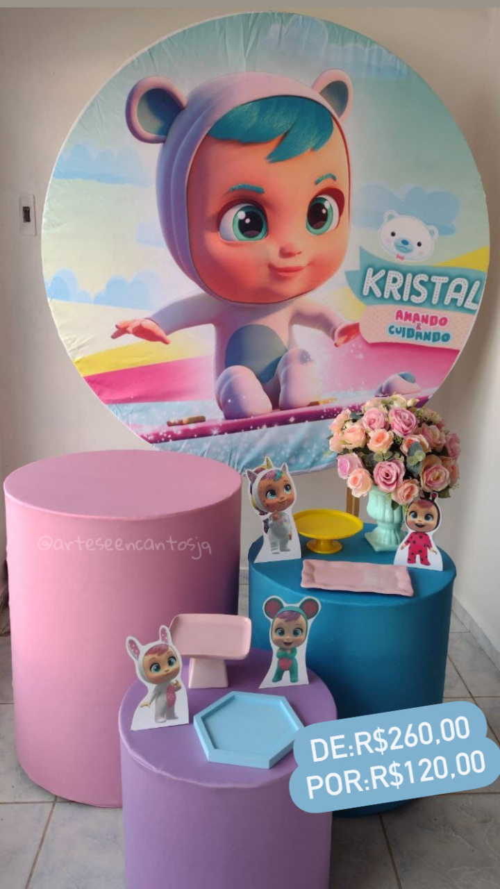 Cry Babies Kristal Kit Prata - Artes e Encantos locações