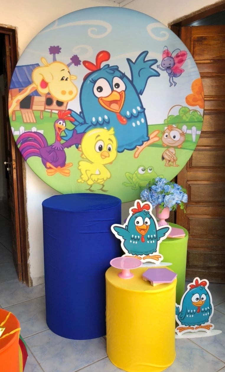 Galinha Pintadinha Kit Prata Com Adicional Display de Chão - Artes e Encantos locações