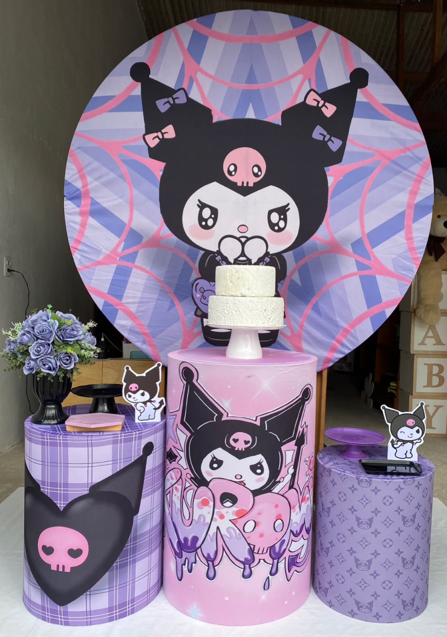 Kuromi Kit Prata 11 - Artes e Encantos locações