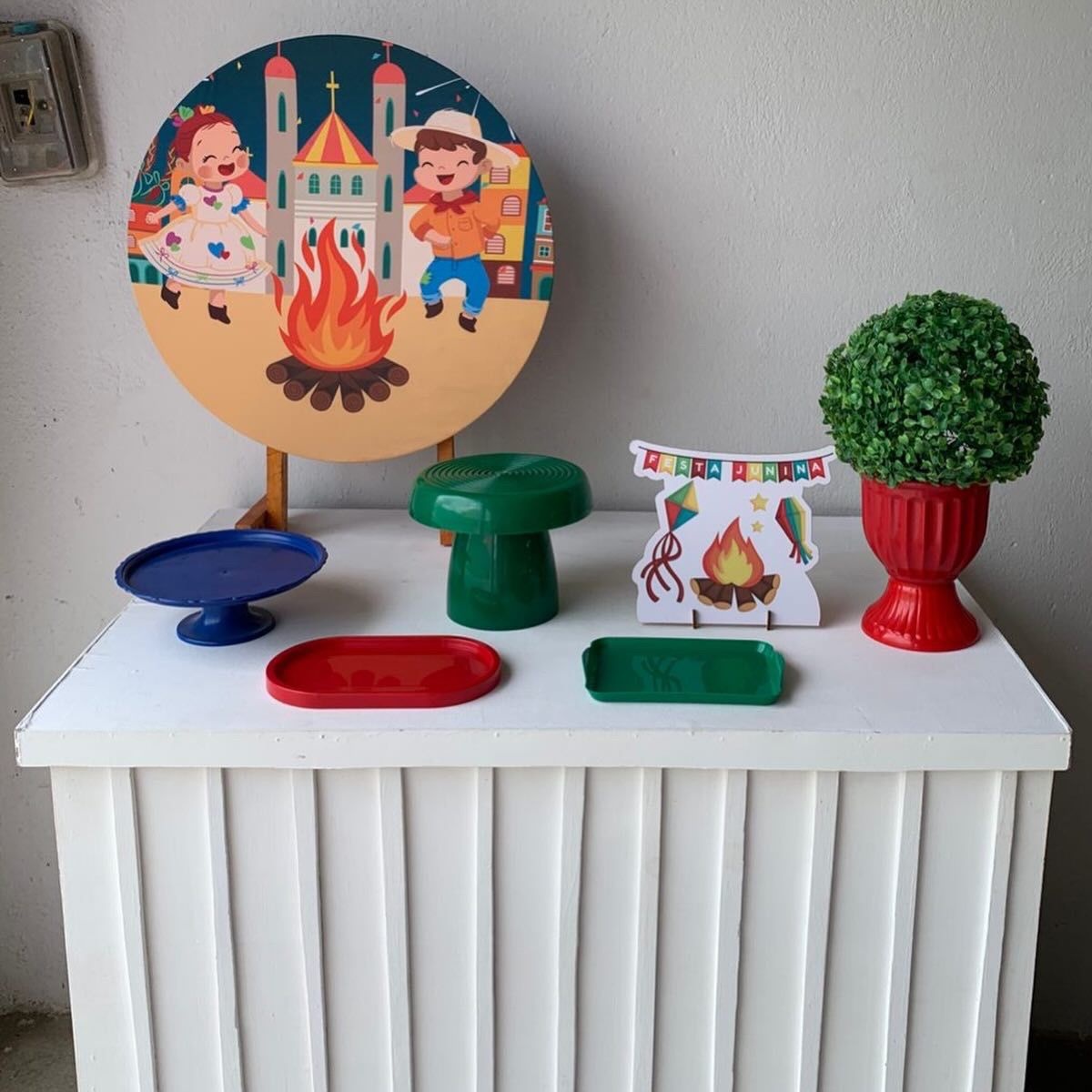 Arraiá, Junino, São João Mini Kit 12 - Artes e Encantos locações