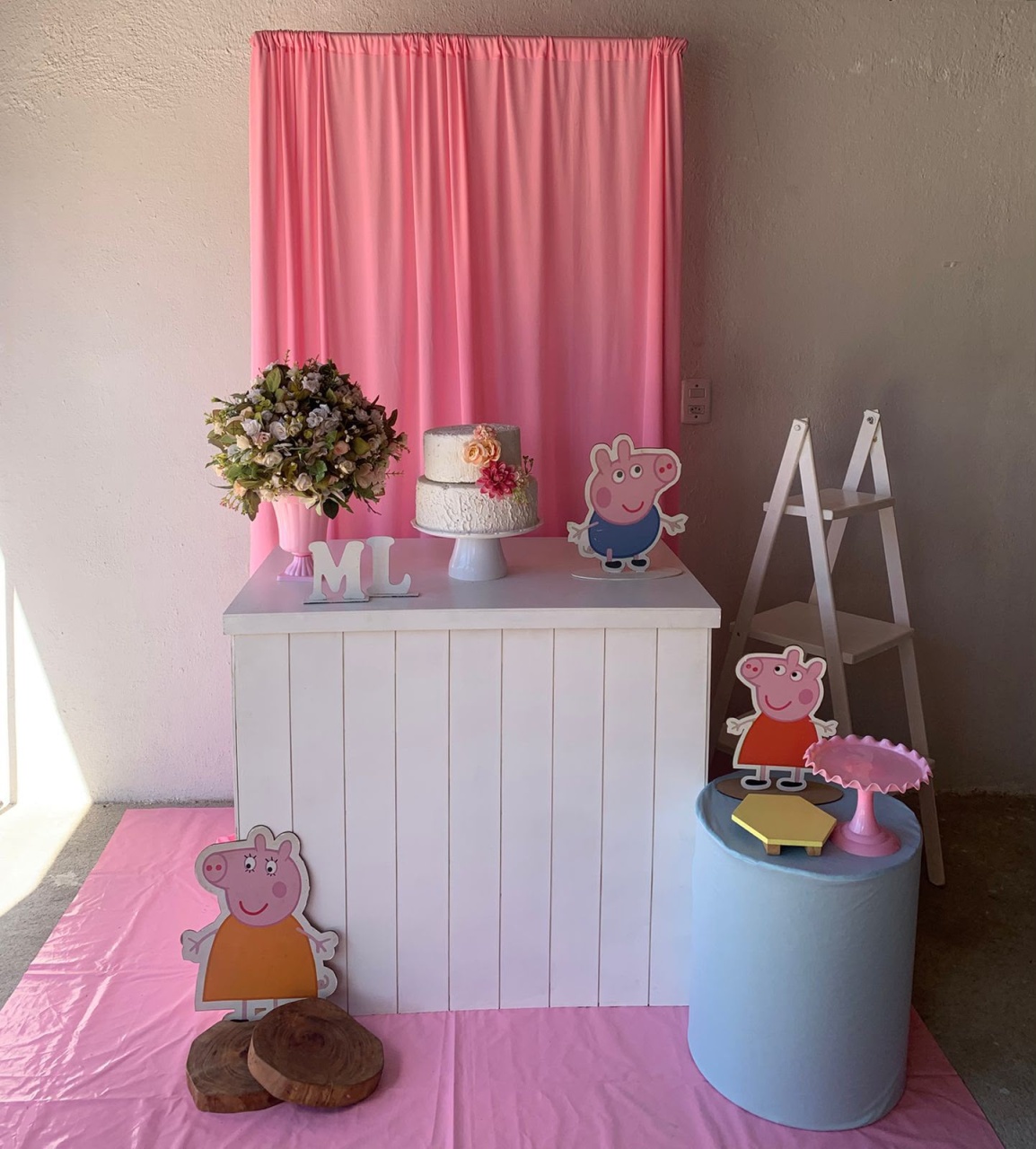 Peppa Pig Composição Com Escada M - Artes e Encantos locações