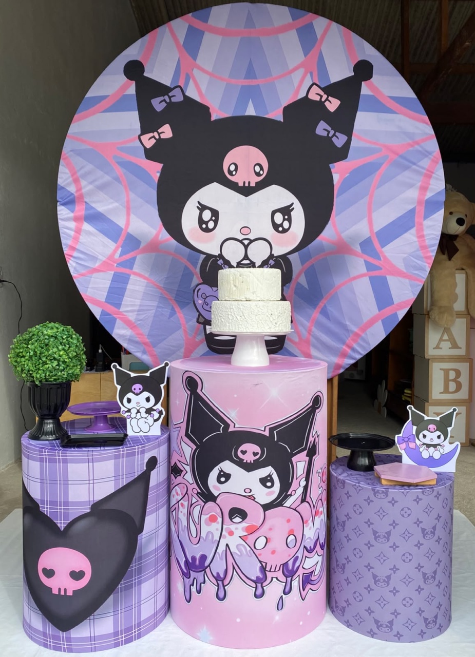 Kuromi Kit Prata 8 - Artes e Encantos locações