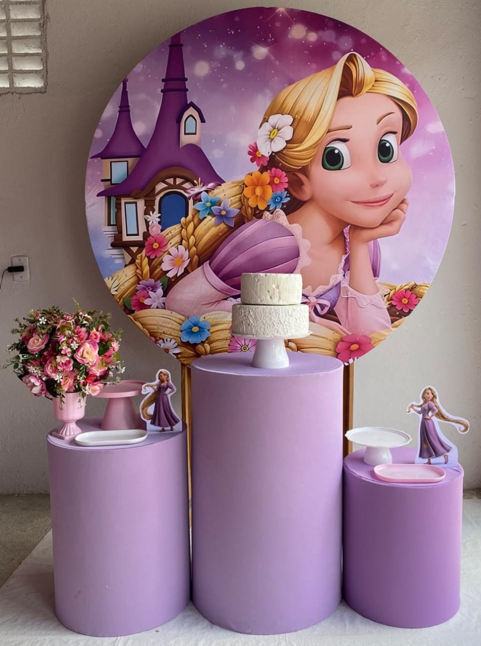 Enrolados Princesa Rapunzel Kit Prata 1 - Artes e Encantos locações