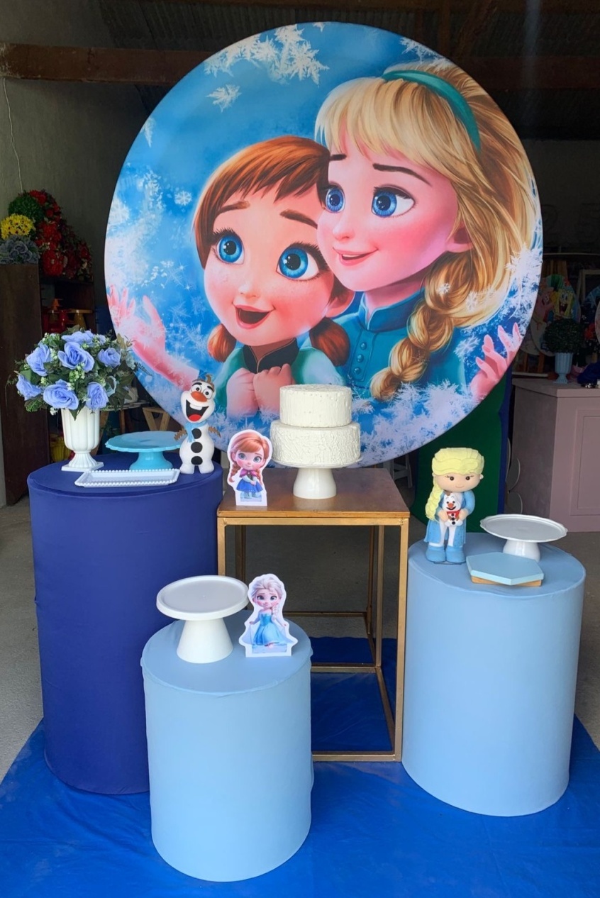 Frozen Baby Kit Ouro 1 - Artes e Encantos locações