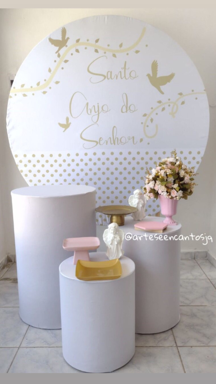 Santo Anjo Do Senhor Kit Prata - Artes e Encantos locações