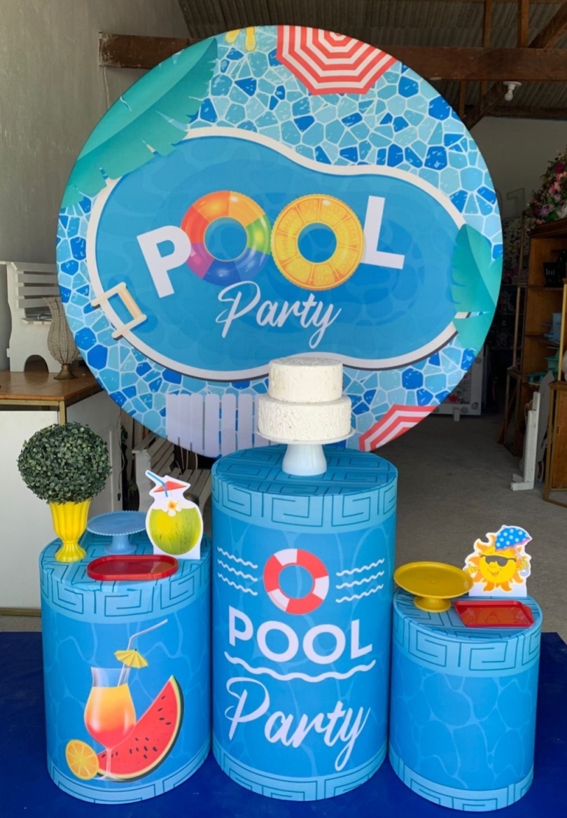 Pool Party Kit Prata 1 - Artes e Encantos locações