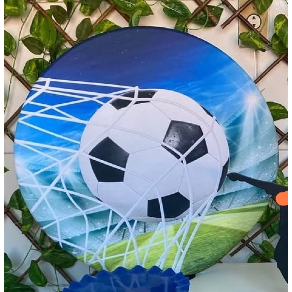 Capa Mini Painel Bola de Futebol - Artes e Encantos locações