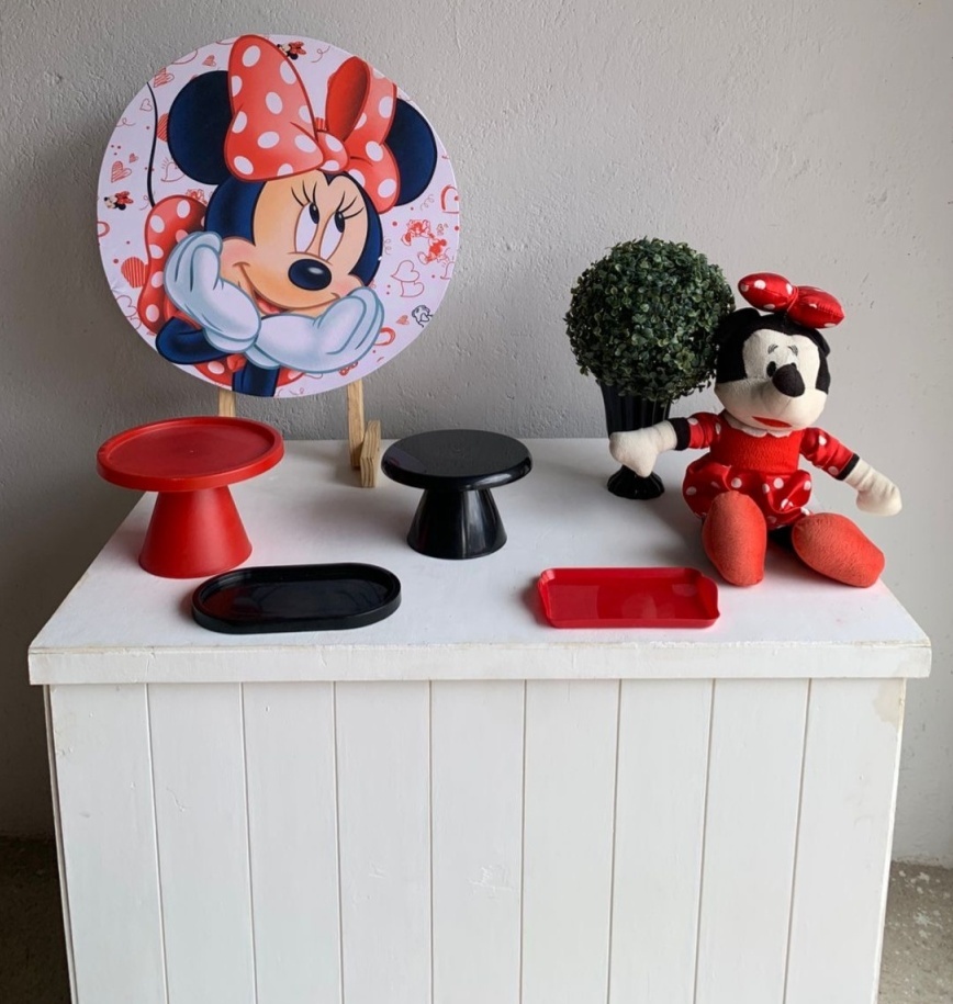 Mini Kit Minnie Vermelha 4 - Artes e Encantos locações