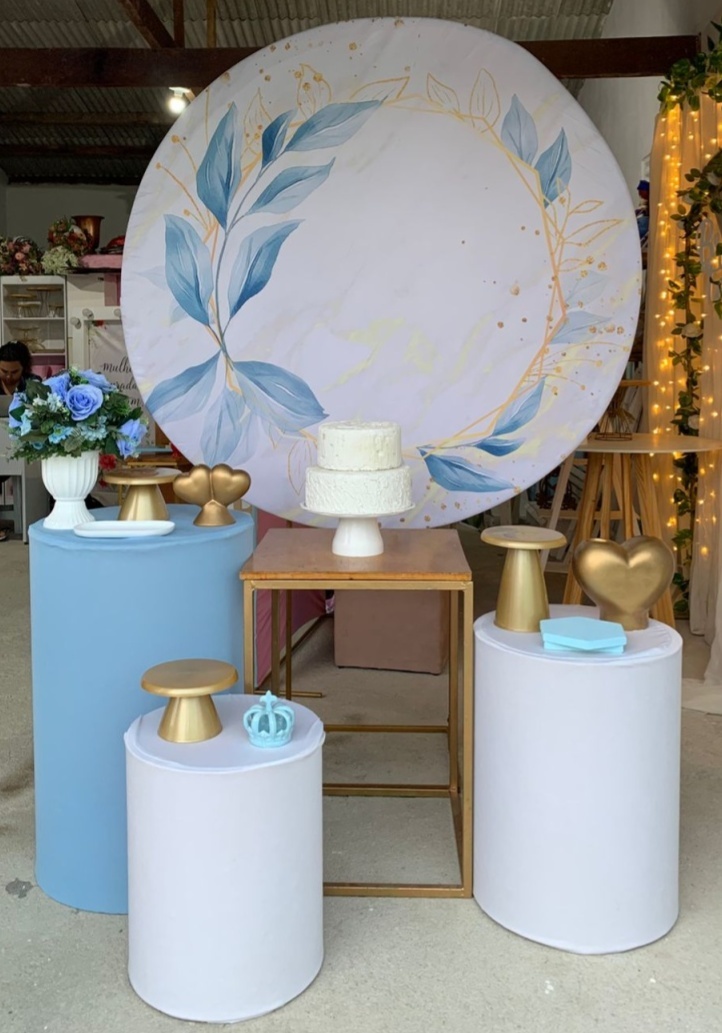 Azul Floral Kit Ouro 2 - Artes e Encantos locações
