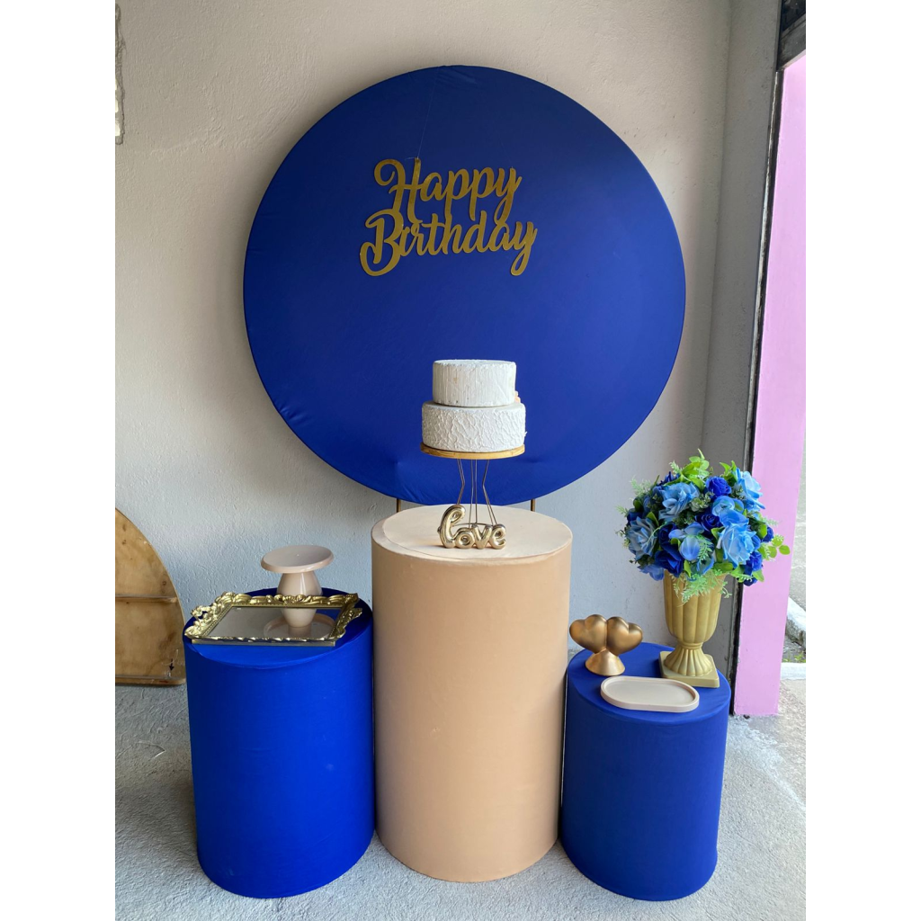 Azul E Dourado Kit Prata - Artes e Encantos locações