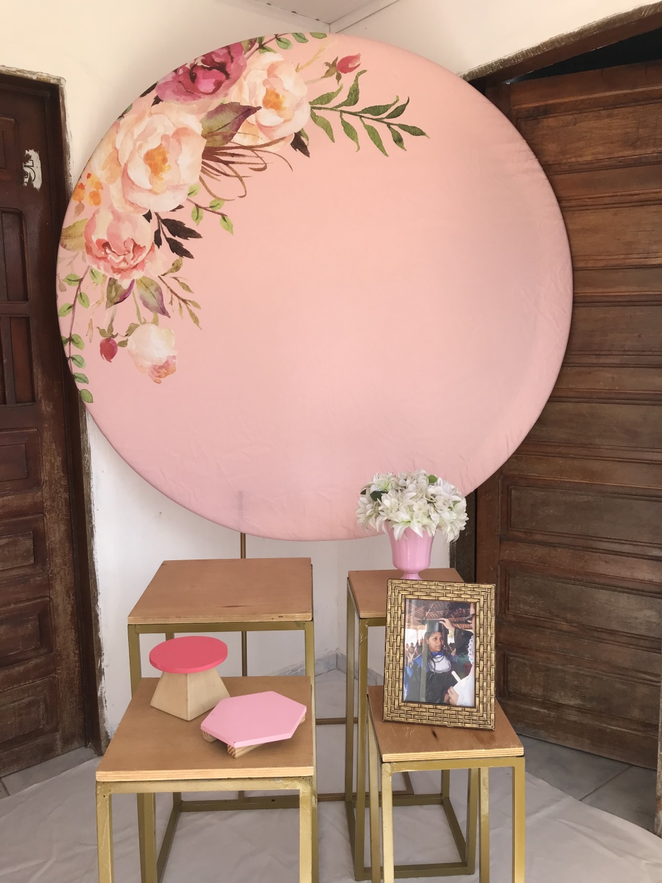 Rosa Floral Lateral Composição - Artes e Encantos locações
