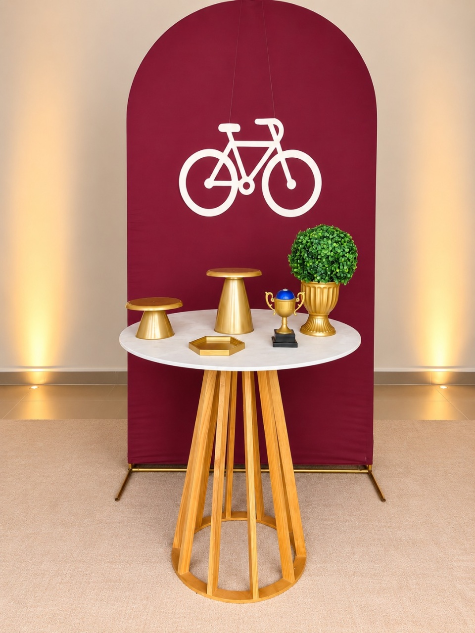 Bicicleta Bike Composição Marsala - Artes e Encantos locações