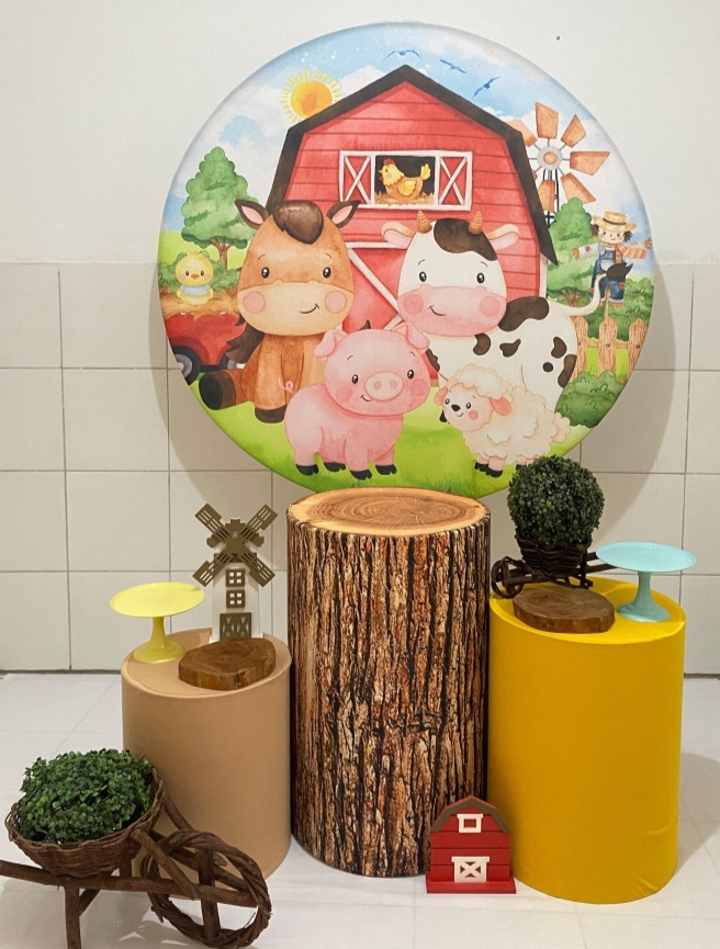Fazendinha Kit Prata + Adc Carrocinha - Artes e Encantos locações