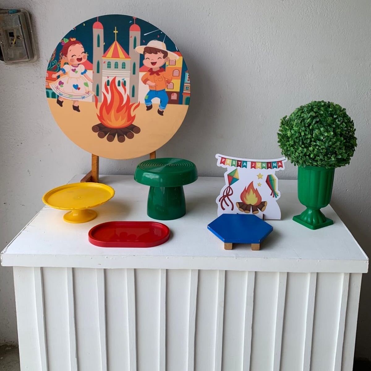 Arraiá, Junino, São João Mini Kit 15 - Artes e Encantos locações