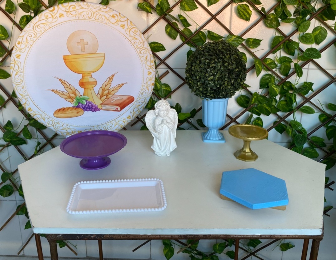 Mini Kit Crisma Batizado (7) - Artes e Encantos locações