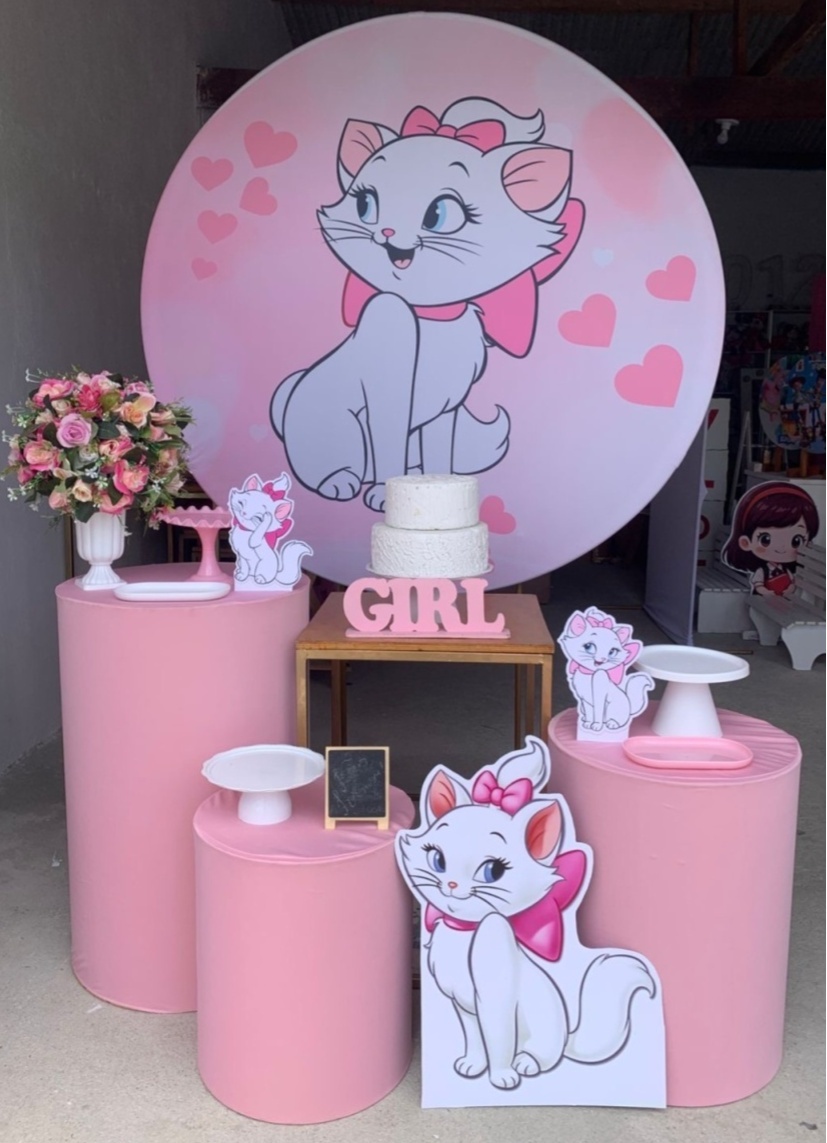 Gatinha Marie Kit Ouro Com Adicional Display de Chão - Artes e Encantos locações