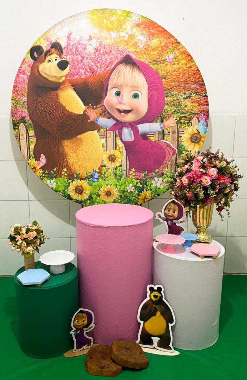 Masha E O Urso Kit Prata - Artes e Encantos locações