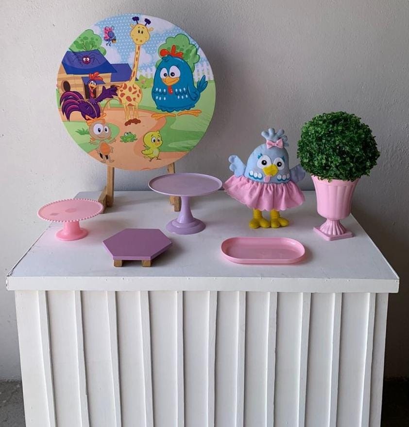 Galinha Pintadinha Mini Kit 8 - Artes e Encantos locações
