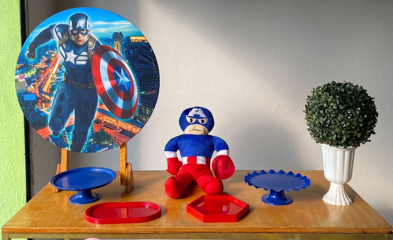 Mini Kit Capitão América 5 - Artes e Encantos locações