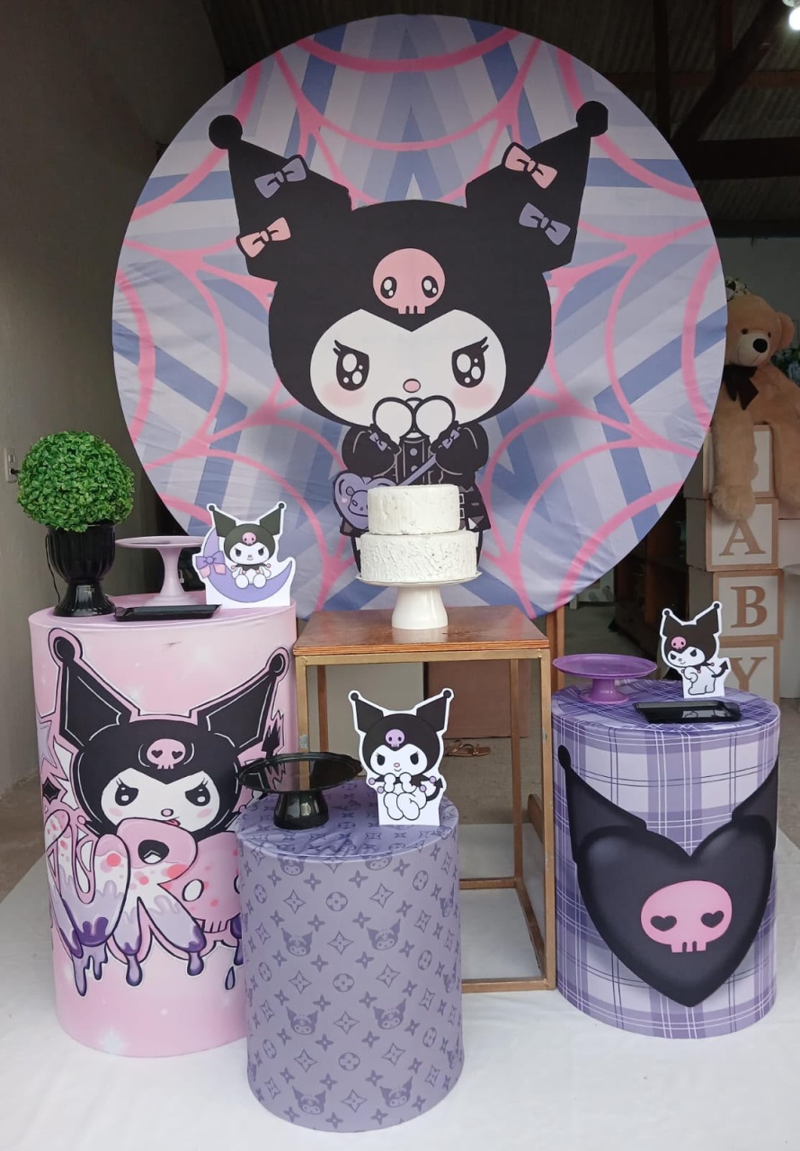 Kuromi Kit Ouro 6 - Artes e Encantos locações