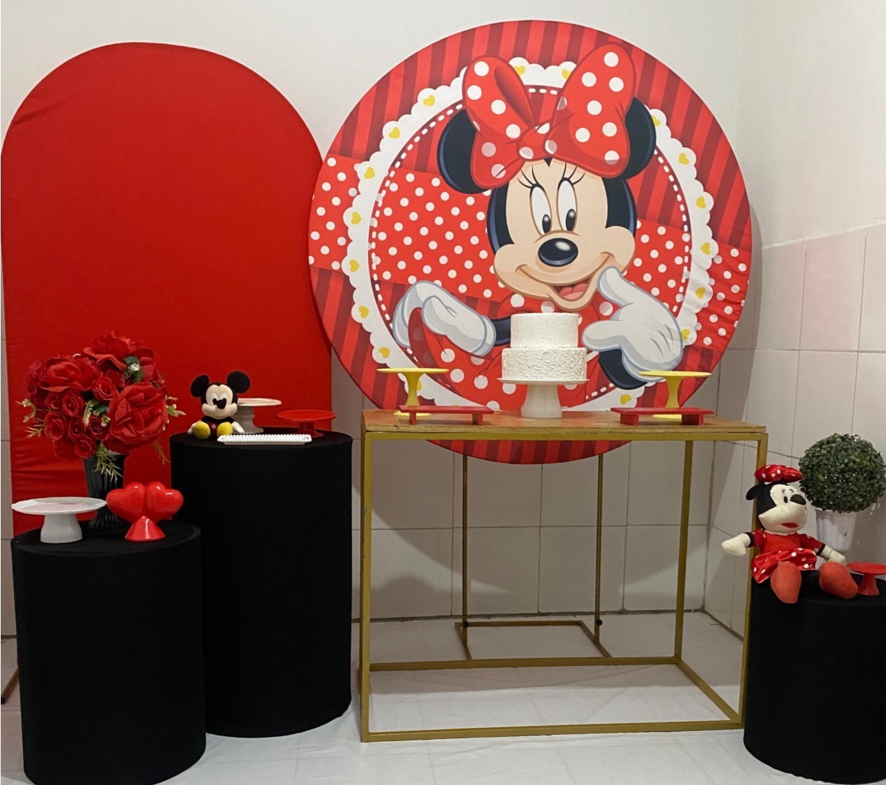 Minnie Vermelha Kit Diamante - Artes e Encantos locações