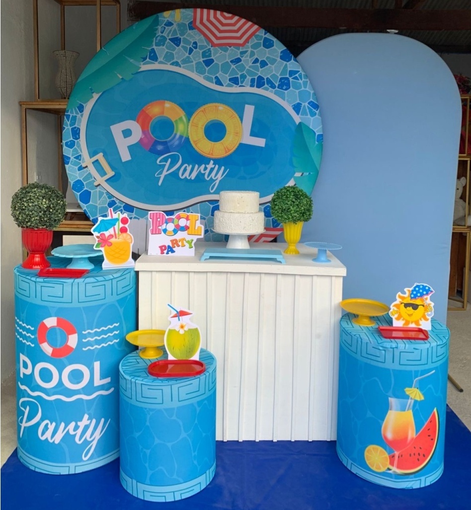 Pool Party Kit Diamante 11 - Artes e Encantos locações