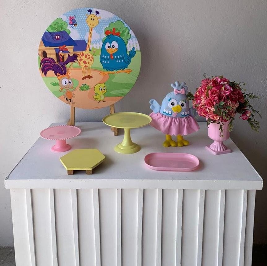 Galinha Pintadinha Mini Kit 4 - Artes e Encantos locações