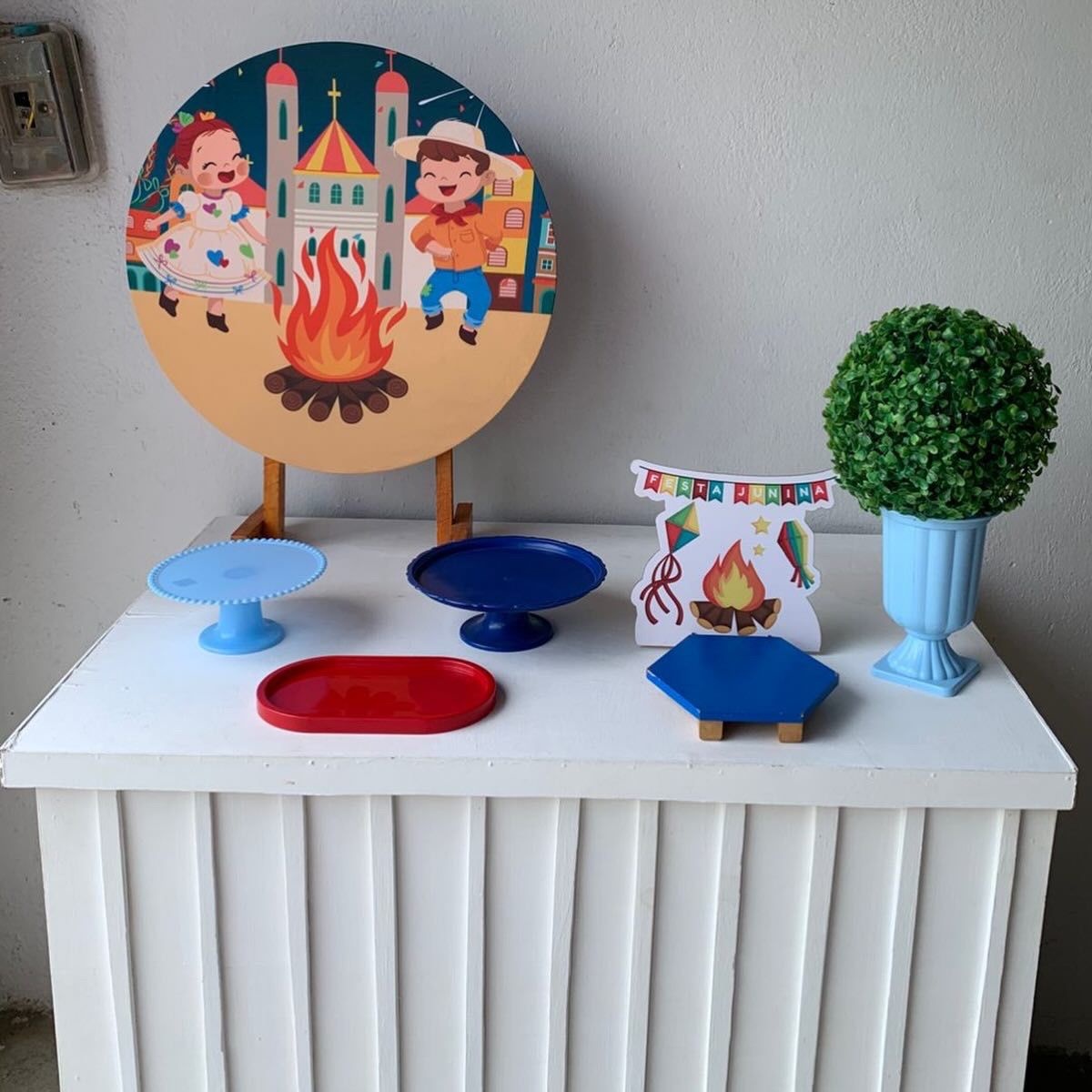 Arraiá, Junino, São João Mini Kit 14 - Artes e Encantos locações