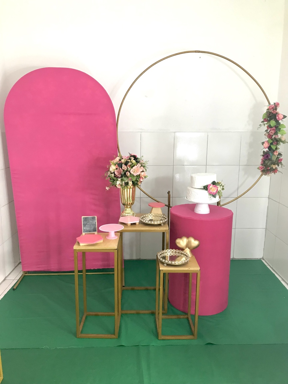 Rosa Pink Composição (2) - Artes e Encantos locações