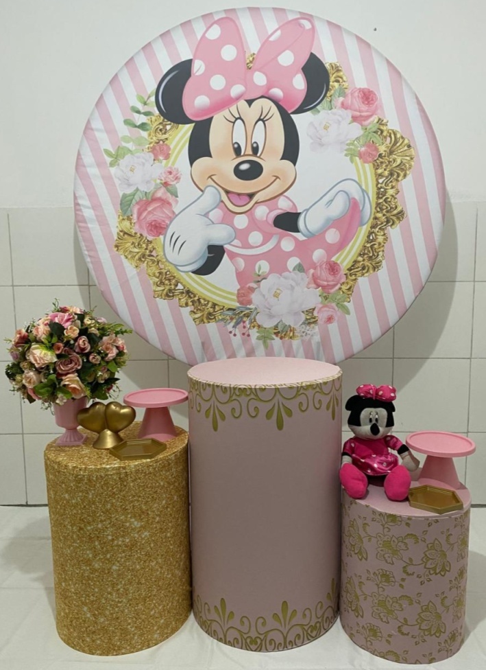 Minnie Rosa Kit Prata (3) - Artes e Encantos locações