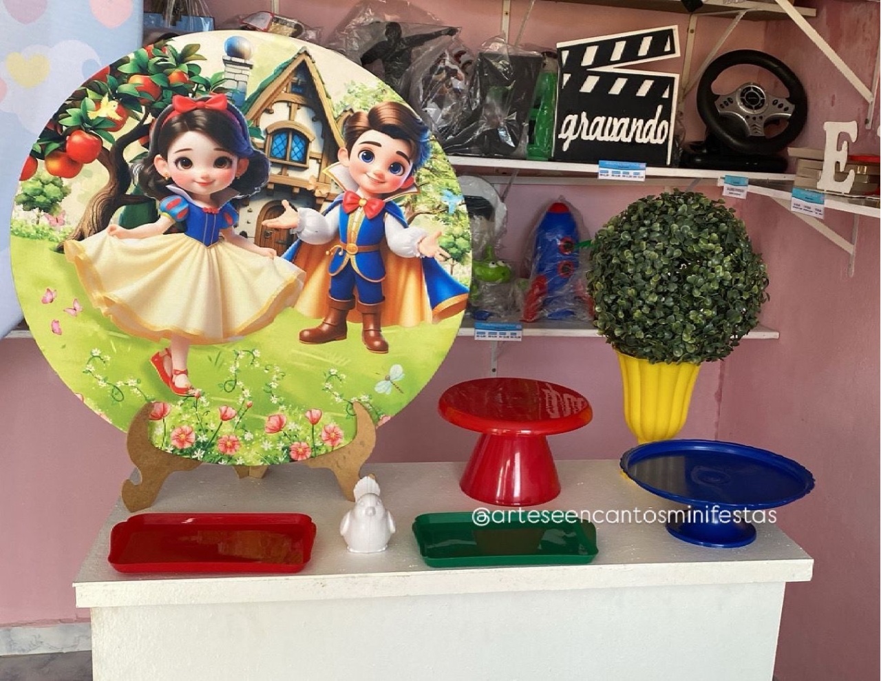 Mini Kit Branca de Neve (2) - Artes e Encantos locações