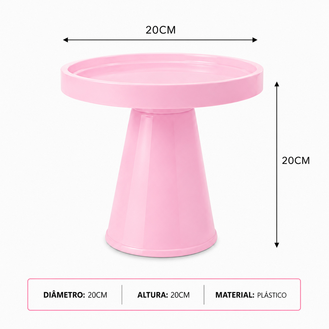 Boleira Cone Alta Rosa - LARYMINIFESTAS