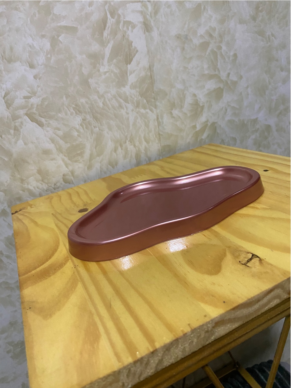 Bandeja Orgânica Rosé Gold - LARYMINIFESTAS