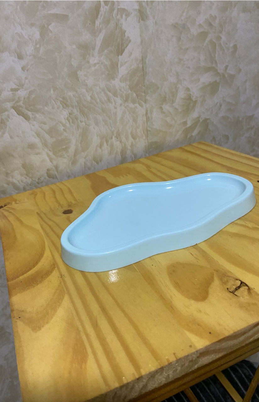 Bandeja Orgânica Azul Bebê - LARYMINIFESTAS