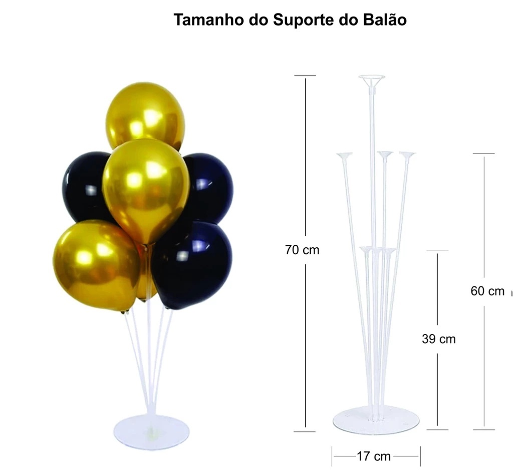 Suporte de Balão Mesa - LARYMINIFESTAS