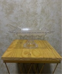 Bandeja Quadrada Alta Cristal - imagem 2