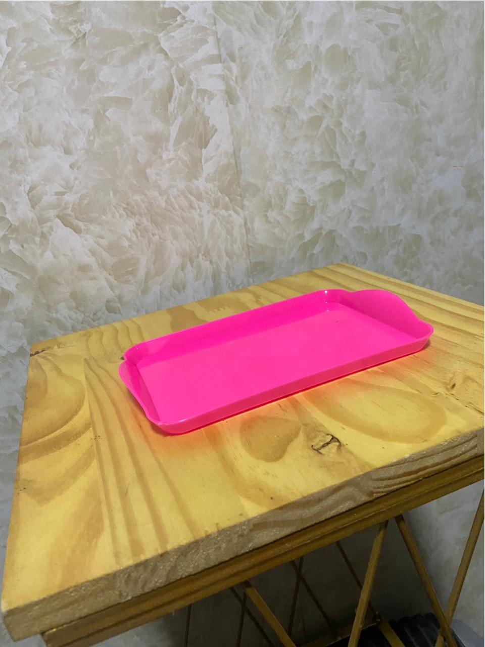 Bandeja Retangular Pink - LARYMINIFESTAS