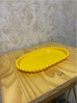 Bandeja Pérola Oval Amarela - imagem 1