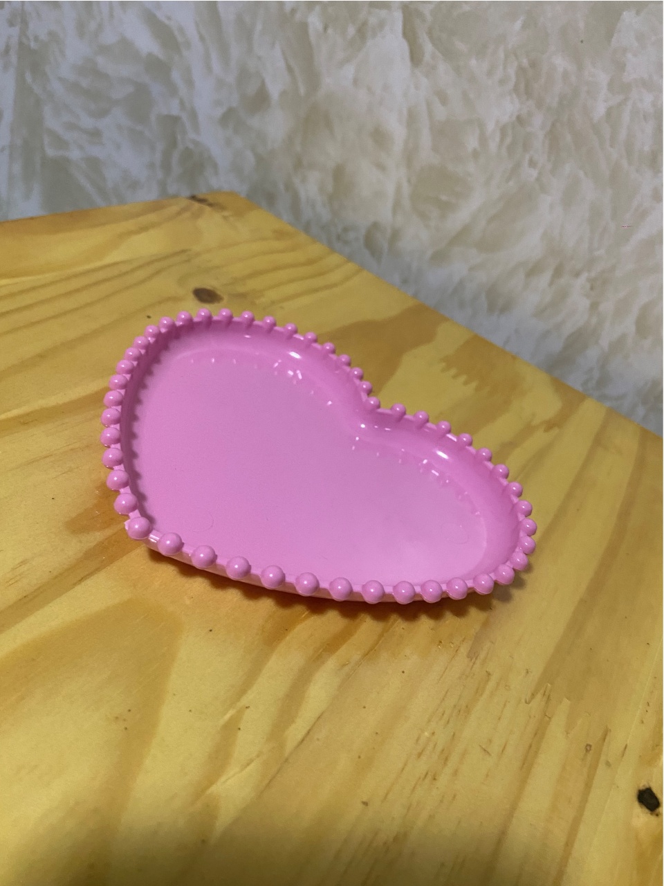 Mini Bandeja Coração Rosa - LARYMINIFESTAS