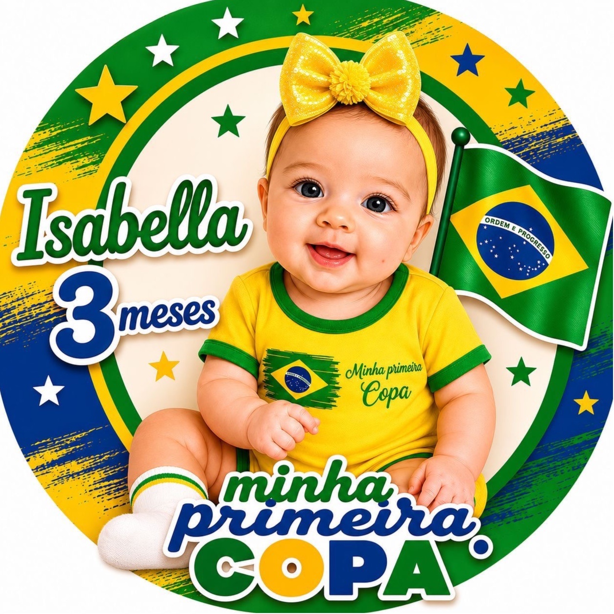 Arco Personalizado Sem Balões - LARYMINIFESTAS