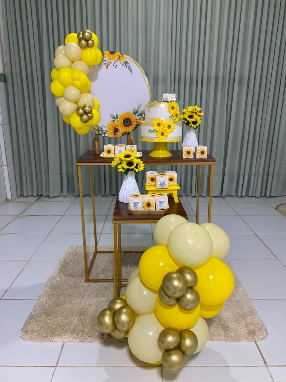 Festa Completa - Girassol - Criativo amor Festas e Personalizados 
